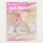 Pastel Colour Unicorn Universe Spiral Planner (Voorkant)