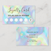 Pastel Colours Loyalty Card Visitekaartje (Voorkant / Achterkant)