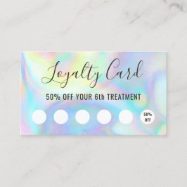 Pastel Colours Loyalty Card Visitekaartje