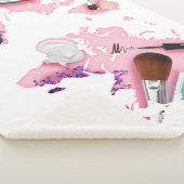 Pastel Comestics-Wereldkaart Sherpa Deken (3/4)