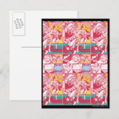 Pastel Comic Art Briefkaart (Voorkant / Achterkant)