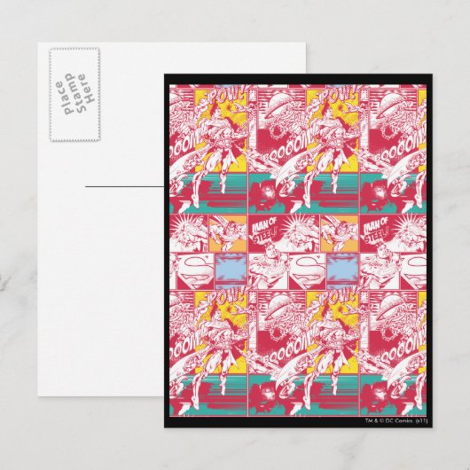 Pastel Comic Art Briefkaart (Voorkant / Achterkant)