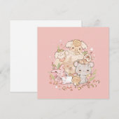 Pastel Companions in Bloom Kaart (Voorkant / Achterkant)