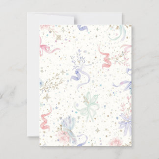 Pastel Confetti Baby Shower Patroon | Zachte Roze Magnetische Uitnodiging