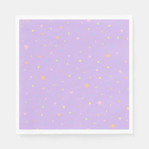 Pastel Confetti en Sterren Servet