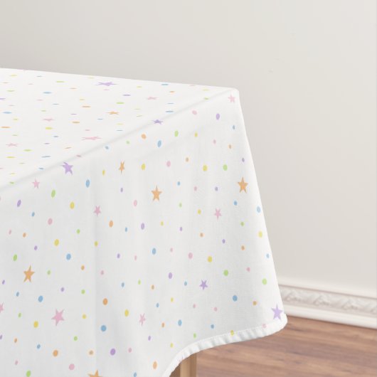 Pastel Confetti Feest Tafelkleed (Voorbeeld)