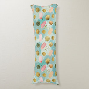 Pastel Confetti Glitter Abstract Patroon (2) Lichaamskussen