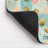 Pastel Confetti Glitter Abstract Patroon (2) Muismat (Hoek)