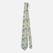 Pastel Confetti Glitter Abstract Patroon (2) Stropdas (Voorkant)