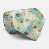 Pastel Confetti Glitter Abstract Patroon (2) Stropdas (Opgerold)
