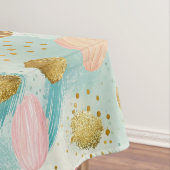 Pastel Confetti Glitter Abstract Patroon (2) Tafelkleed (Voorbeeld)