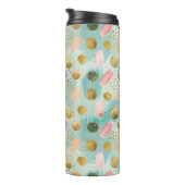 Pastel Confetti Glitter Abstract Patroon (2) Thermosbeker (Geroteerd rechts)