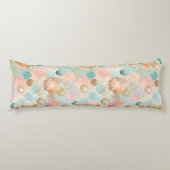 Pastel Confetti Glitter Abstract Patroon Lichaamskussen (Voorkant)