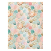 Pastel Confetti Glitter Abstract Patroon Tafelkleed (Voorkant)