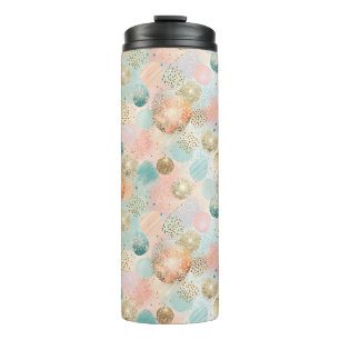 Pastel Confetti Glitter Abstract Patroon Thermosbeker