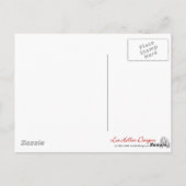 Pastel Confetti Harten Briefkaart (Achterkant)