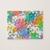 Pastel Confetti Harten Legpuzzel (Horizontaal)