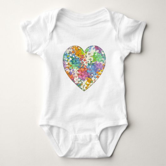 Pastel Confetti Harten Romper (Voorkant)