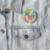 Pastel Confetti Harten Ronde Button 5,7 Cm (In situ)