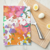 Pastel Confetti Harten Theedoek (Quarter Fold)