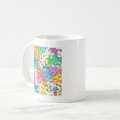 Pastel Confetti Hearts Koffiemok (Voorkant links)
