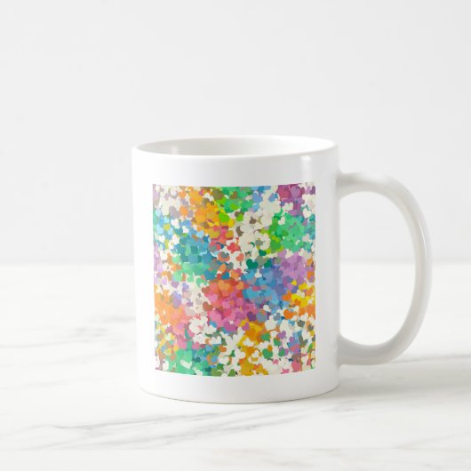 Pastel Confetti Hearts Koffiemok (Rechts)