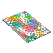 Pastel Confetti Hearts Notitieboek (Rechterzijde)