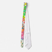 Pastel Confetti Hearts Stropdas (Achterkant)