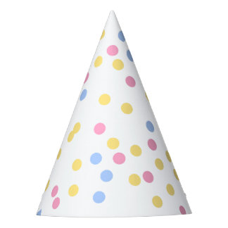 Pastel Confetti Party Pet Feesthoedjes