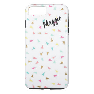 Pastel Confetti Pattern Sjabloon iPhone 8/7 Plus Hoesje