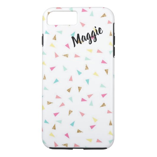 Pastel Confetti Pattern Sjabloon Case-Mate iPhone Case (Achterkant)