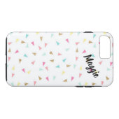Pastel Confetti Pattern Sjabloon Case-Mate iPhone Case (Achterkant (Horizontaal))