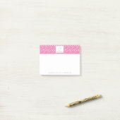 Pastel Confetti Sprinkles Bakery Cake Logo Post-it® Notes (Op bureau)