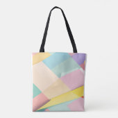 "Pastel Contact Formulier Illustratie Ontwerp Kuss Tote Bag (Achterkant)