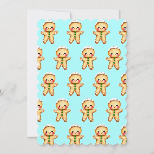 Pastel Cookie Exchange Uitnodigen, Vakantie Bakken Kaart (Achterkant)