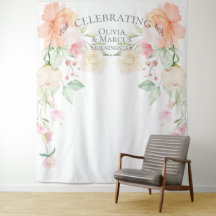 Pastel Coral Ivory Peonies Weddenschap