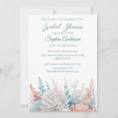 Pastel Coral Reef- Vrijgezellenfeest- Kaart (Voorkant)