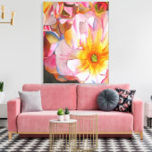 Pastel Cornelia Roos waterverf Canvas Afdruk (Insitu (Woonkamer))