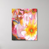 Pastel Cornelia Roos waterverf Canvas Afdruk (Voorkant)