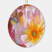 Pastel Cornelia Roos waterverf Keramisch Ornament (Links)