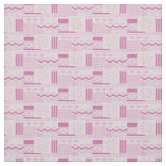 Pastel Cosy Pink Fair Isle Winter Knit Kerstmis Stof