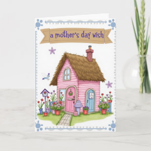 Pastel Cottage Moederdag kaart