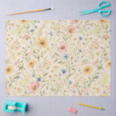 Pastel Cottage Wildebloem Waterverf Tissuepapier (Craft)