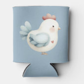 Pastel Cottagecore Kip Blikjeskoeler (Voorkant)
