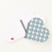 Pastel Cottagecore Kip Notitieboek (Binnen)