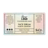 Pastel Cotton Snoep Face Serum Etiket (Voorkant)