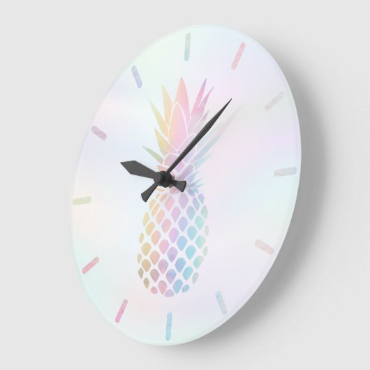 pastel covu pineapple design grote klok (Hoek)