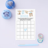 Pastel Cowboy Baby Shower Spellen Flyer (Enkel)