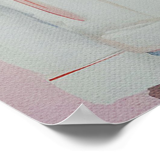 Pastel Cowboy Cats Trendy Wall Art Poster Print (Hoek)