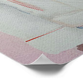 Pastel Cowboy Katten Trendy Muurkunst Poster Print (Hoek)